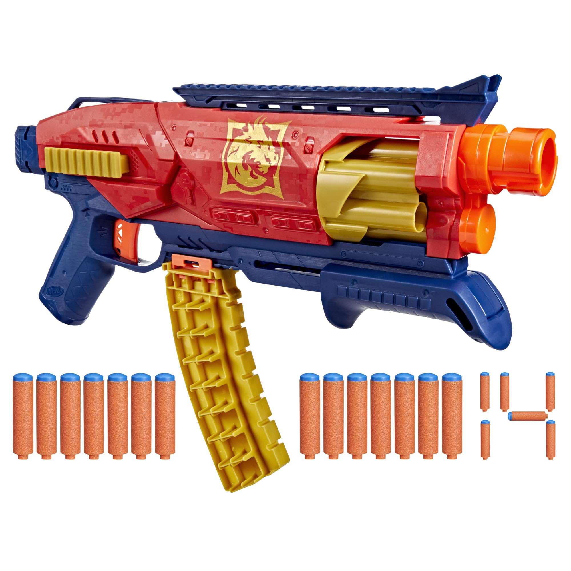 Nerf Loadout Shadowspeed Recon blaster front view for dynamic battle action