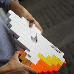 Nerf Minecraft Sabrewing Bow battery compartment showing power