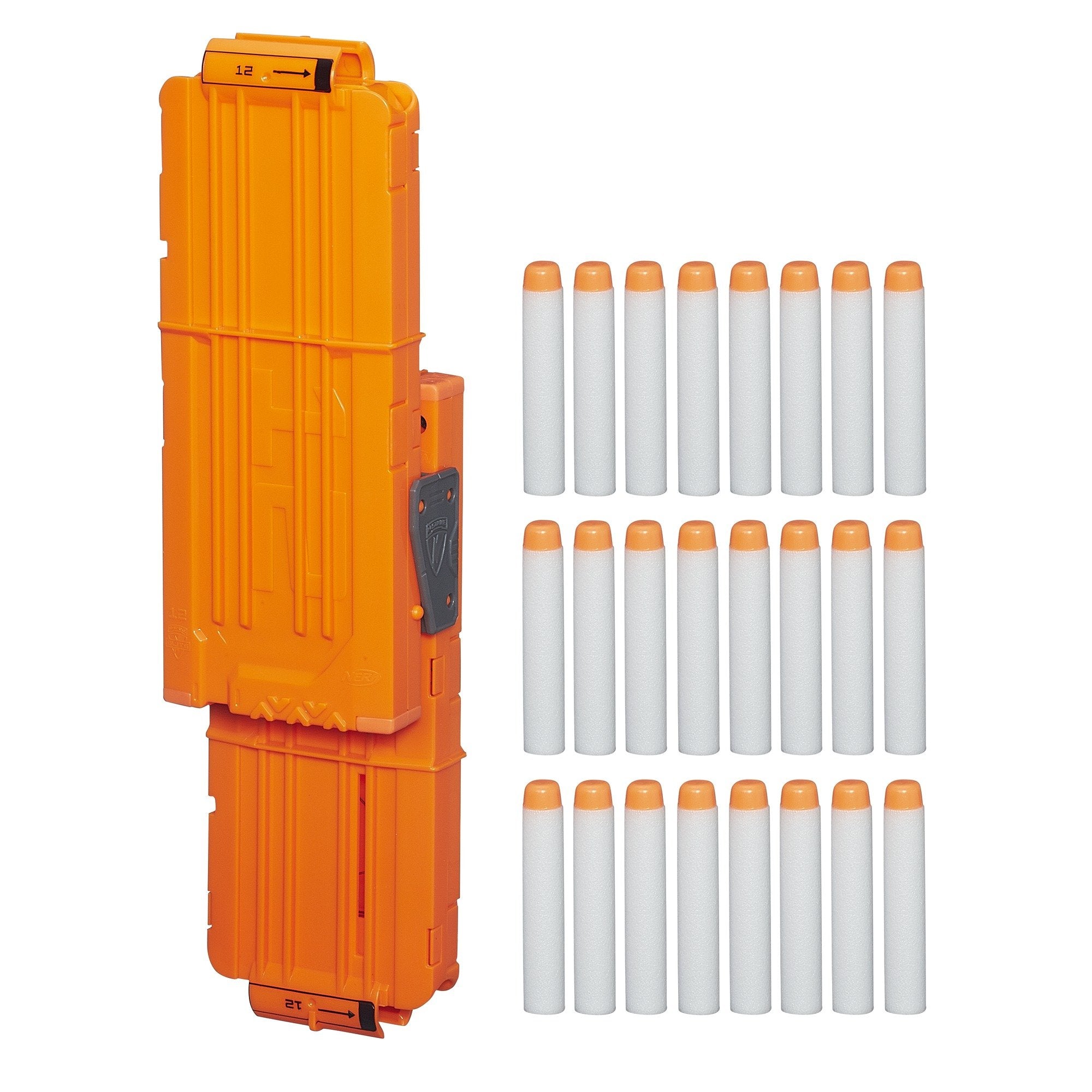 Nerf Modulus Capacity Upgrade Kit components for expanded customization and quick setup.