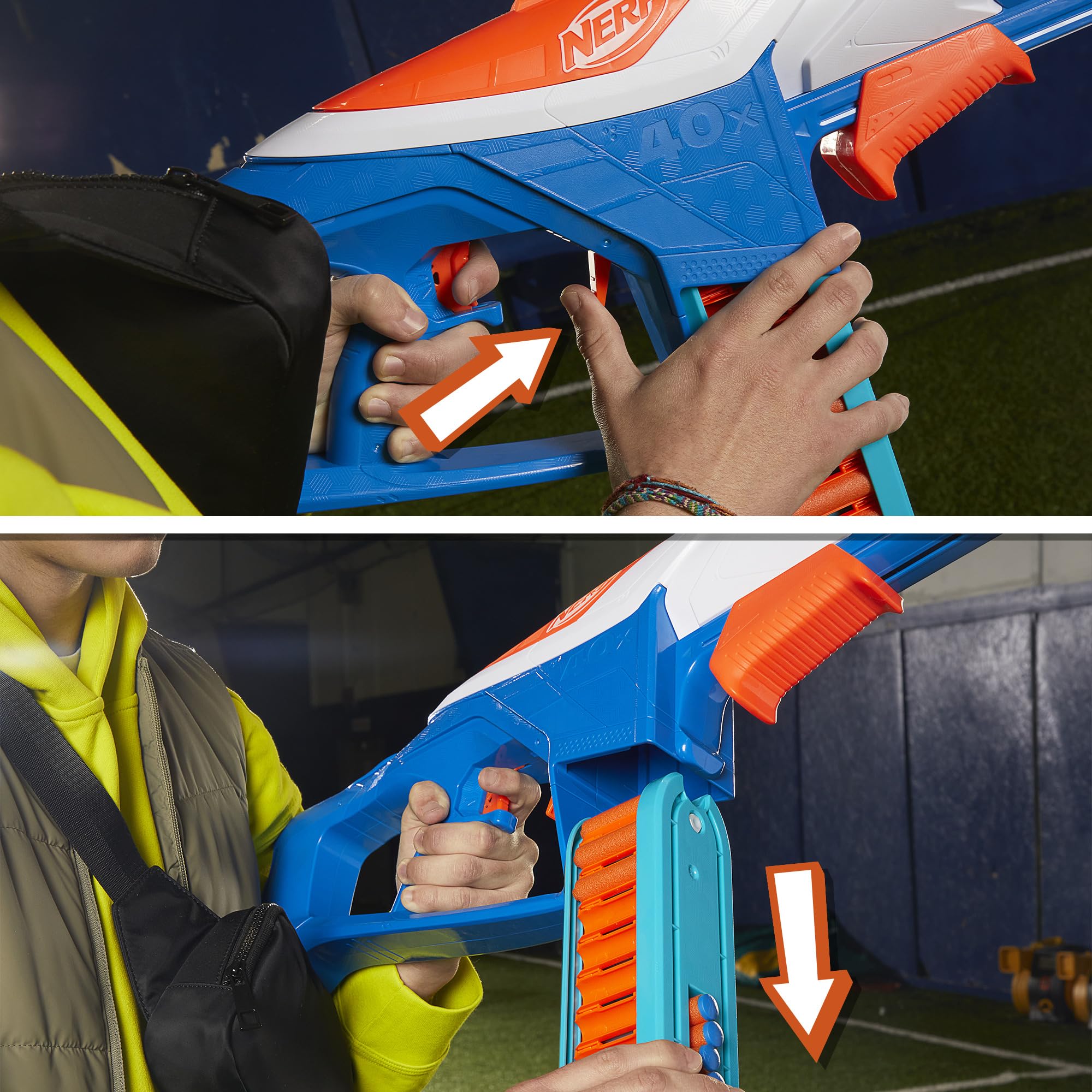 Nerf N Series eyewear recommended for safe play.