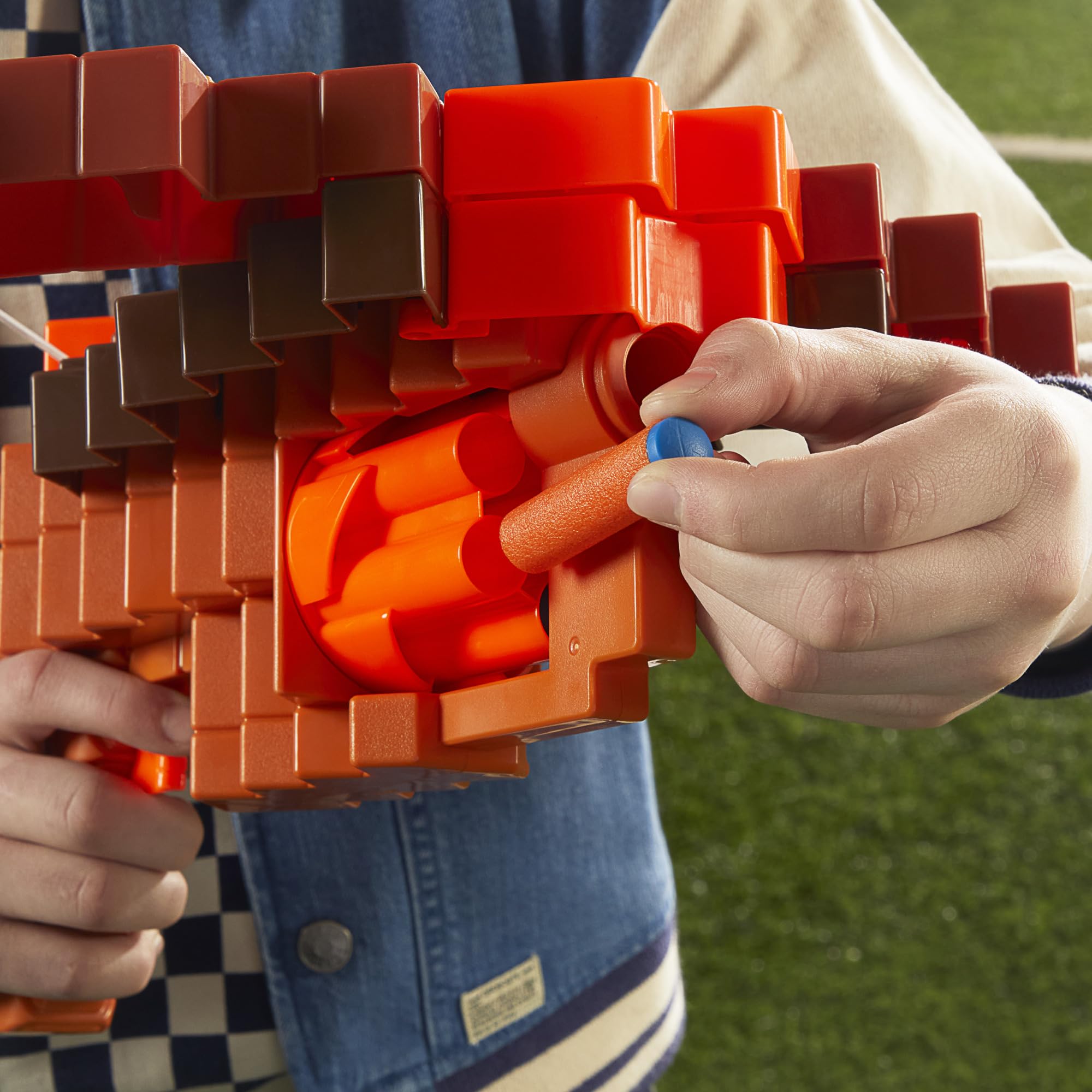 Includes Nerf N1 darts for enhanced accuracy and distance