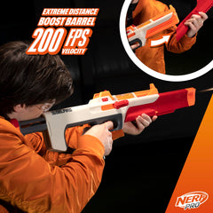 Hydrated Nerf Pro GelFire rounds ready to fire with quick bursts