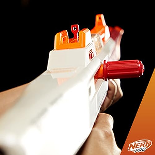Outdoor battle setting showing Nerf GelFire gear in action