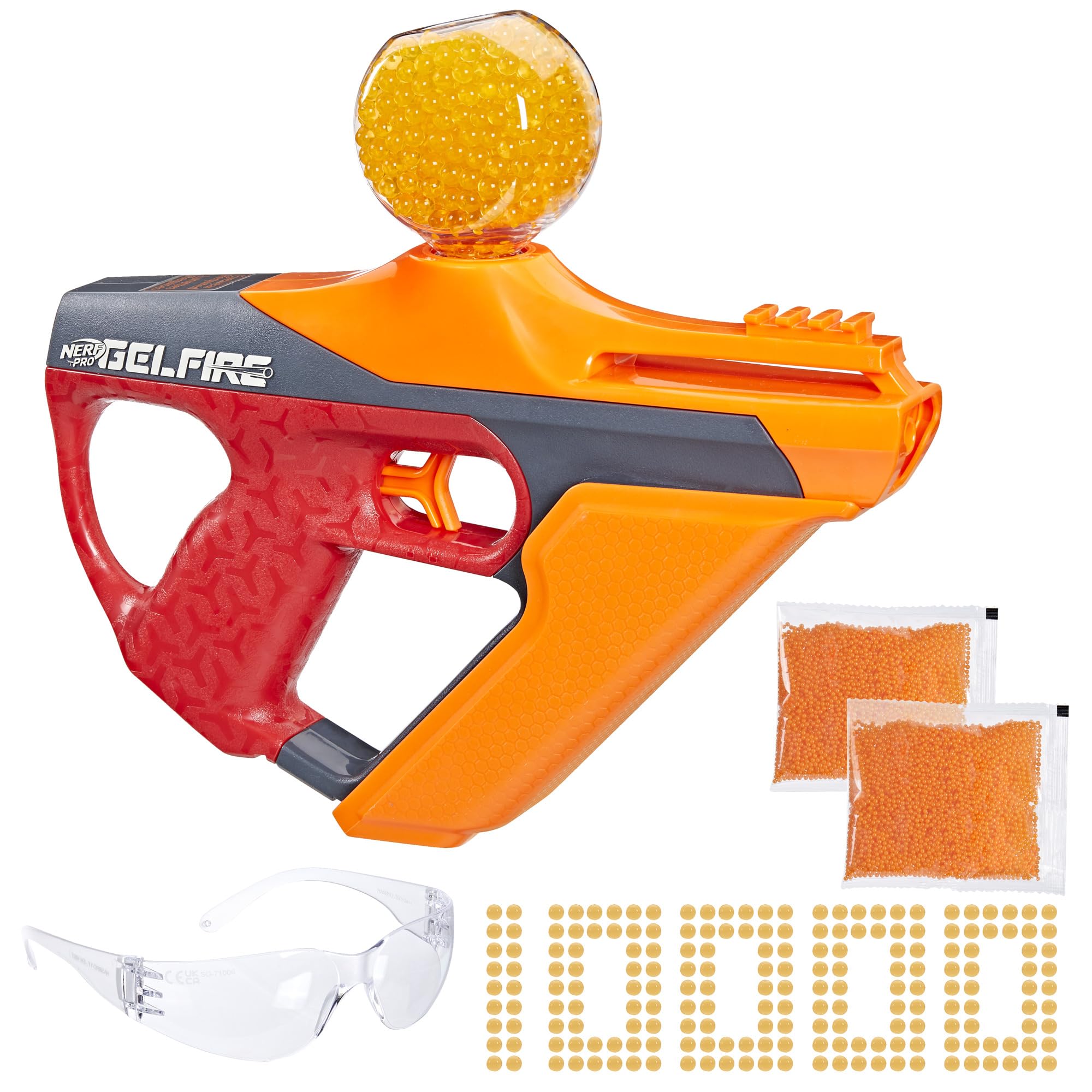 Nerf Pro Gelfire Uproar full auto blaster for rapid fire action on outdoor battles