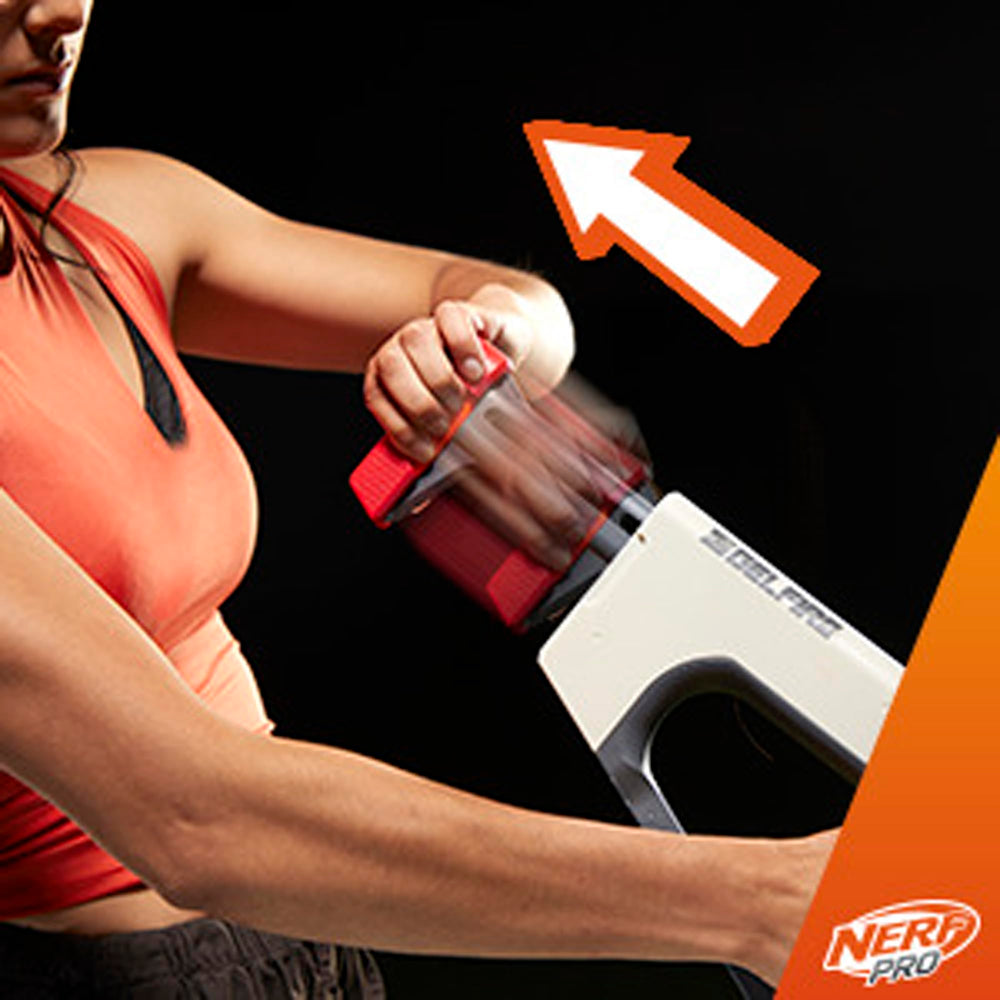 Velocity up to 200 fps for long-range Nerf GelFire engagement