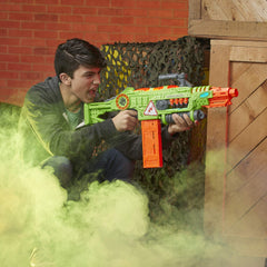 Nerf Revoltinator with rails attached ready for customization