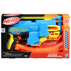 Nerf Rival Challenger MXXIV-1200 battle-ready setup with tactical rails