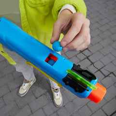 Nerf Rival Forerunner XXIII-1200 breech-load action highlighted.