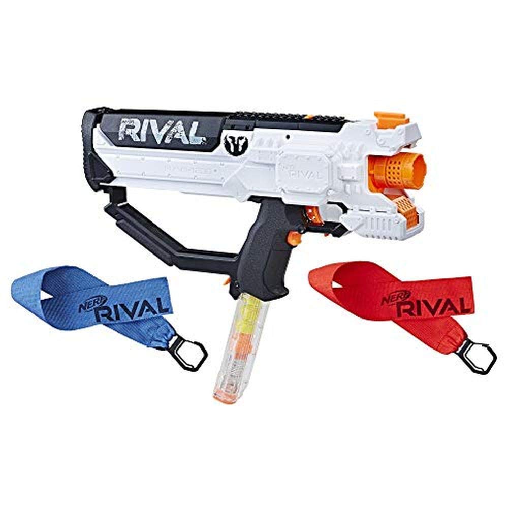 Nerf Rival Hera MXVII 1200 front view highlighting design and grip for accuracy