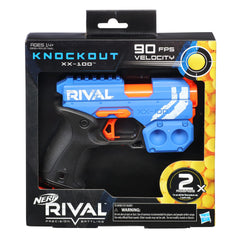 Nerf Rival Knockout XX-100 90 FPS velocity for precise Nerf Rival play.