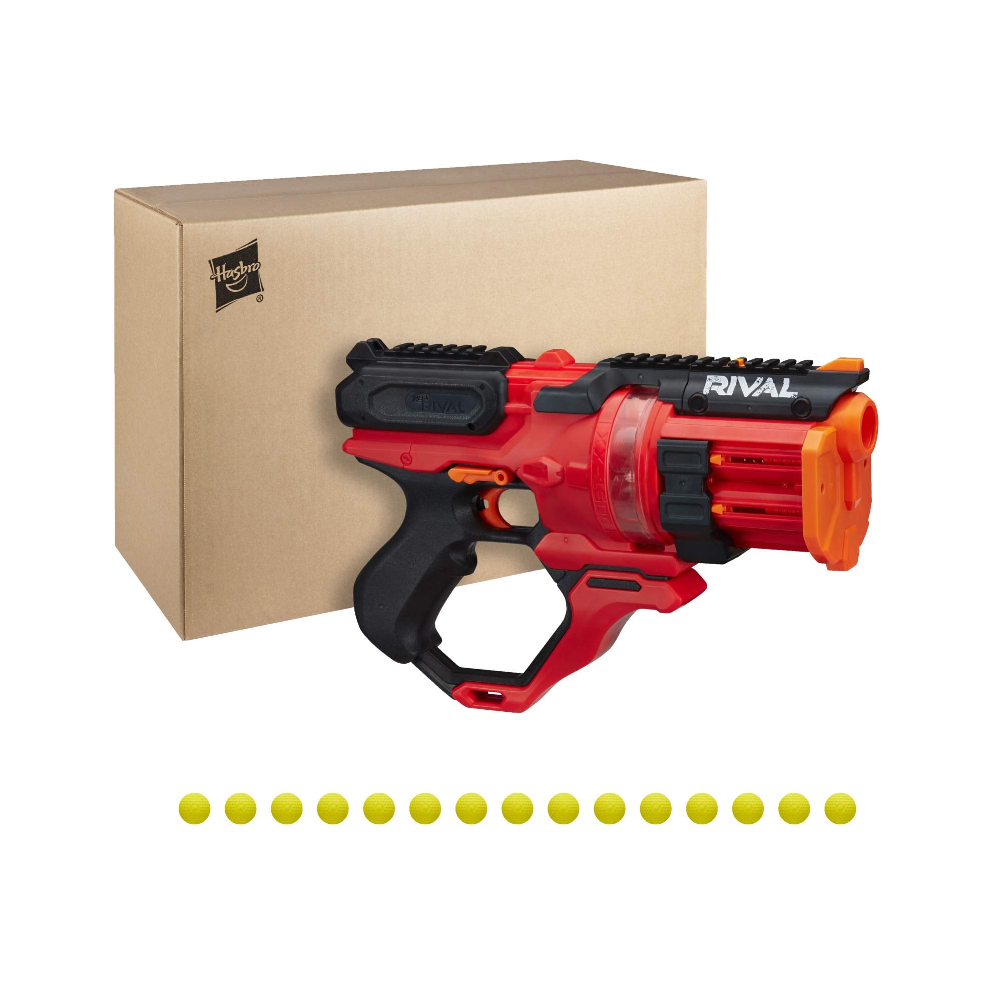 Nerf Rival Roundhouse XX-1500 magazines attached for high-capacity blasting.