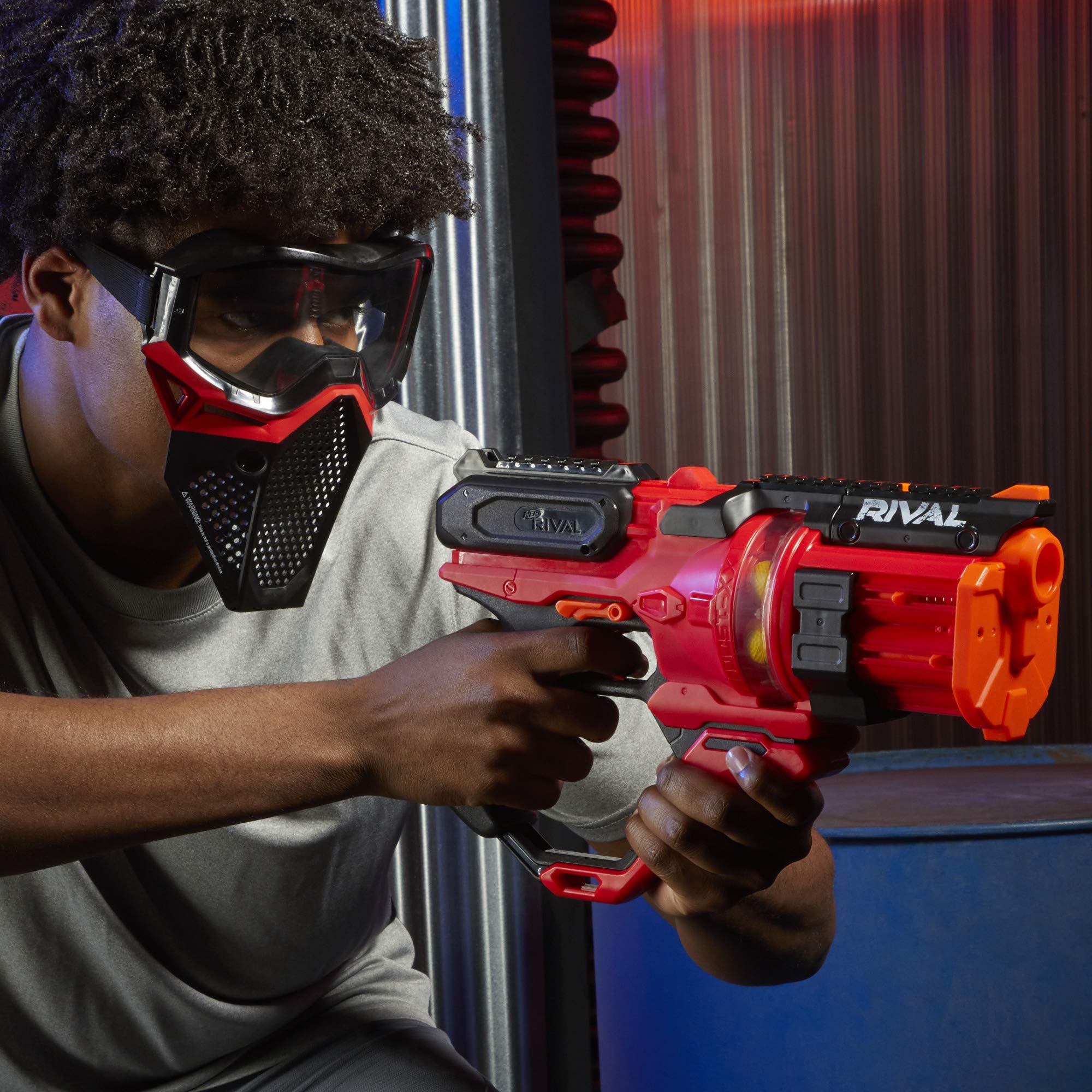 Nerf Rival Roundhouse XX-1500 recyclable packaging for easy opening.