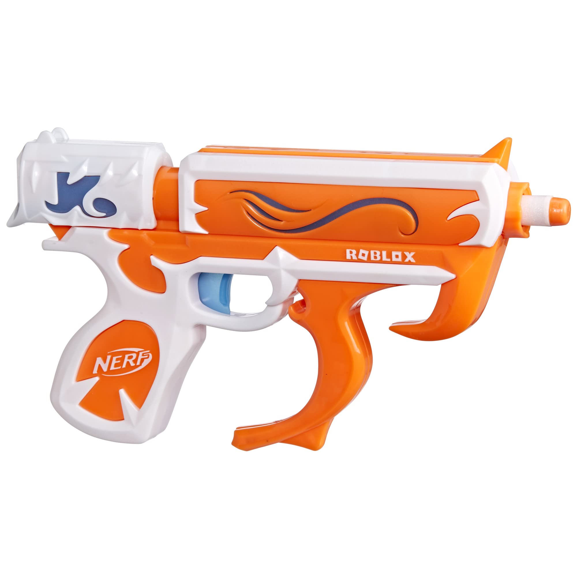 NERF Roblox Arsenal Soul Catalyst in action during backyard outdoor battles