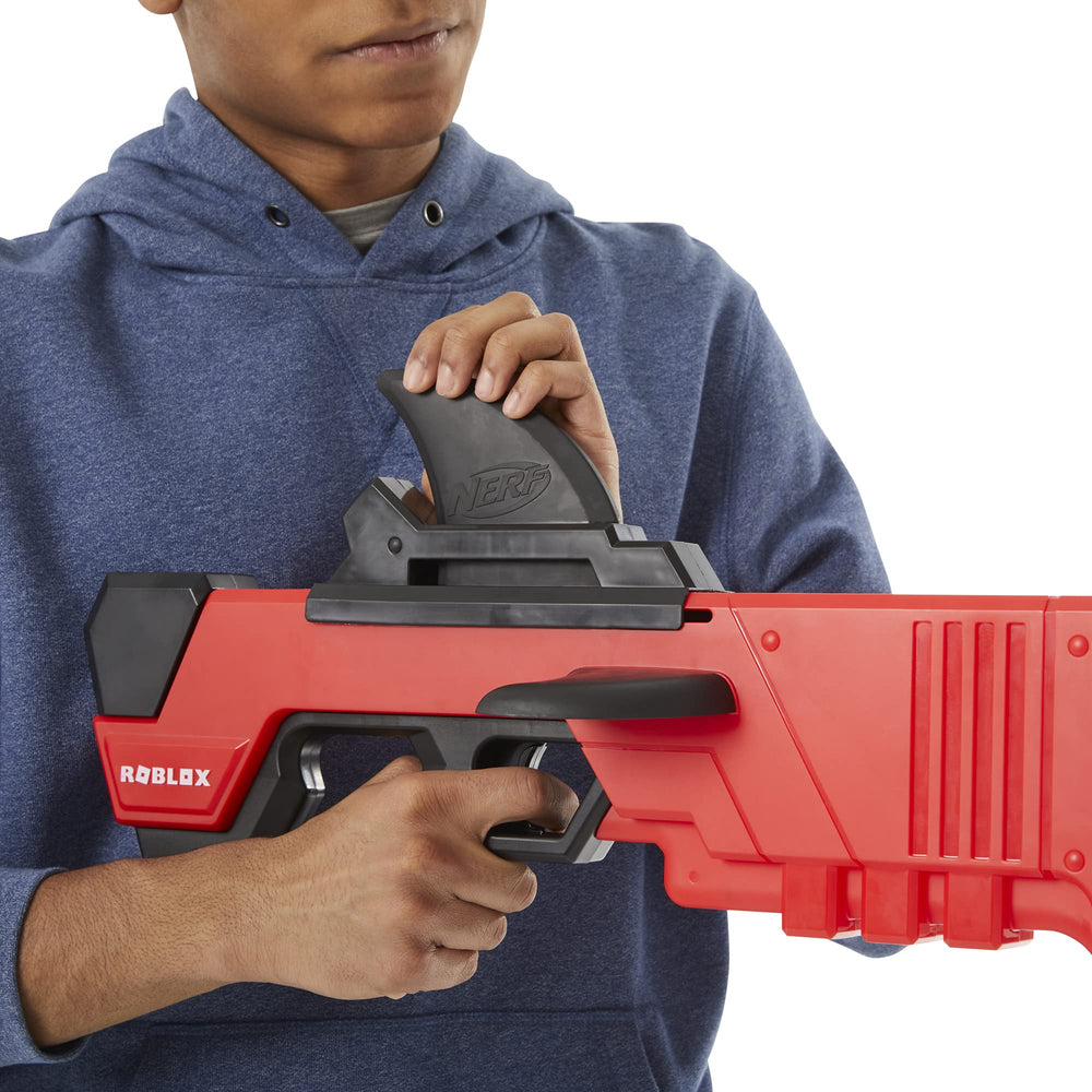 Roblox in-game item code card included with Shark Seeker