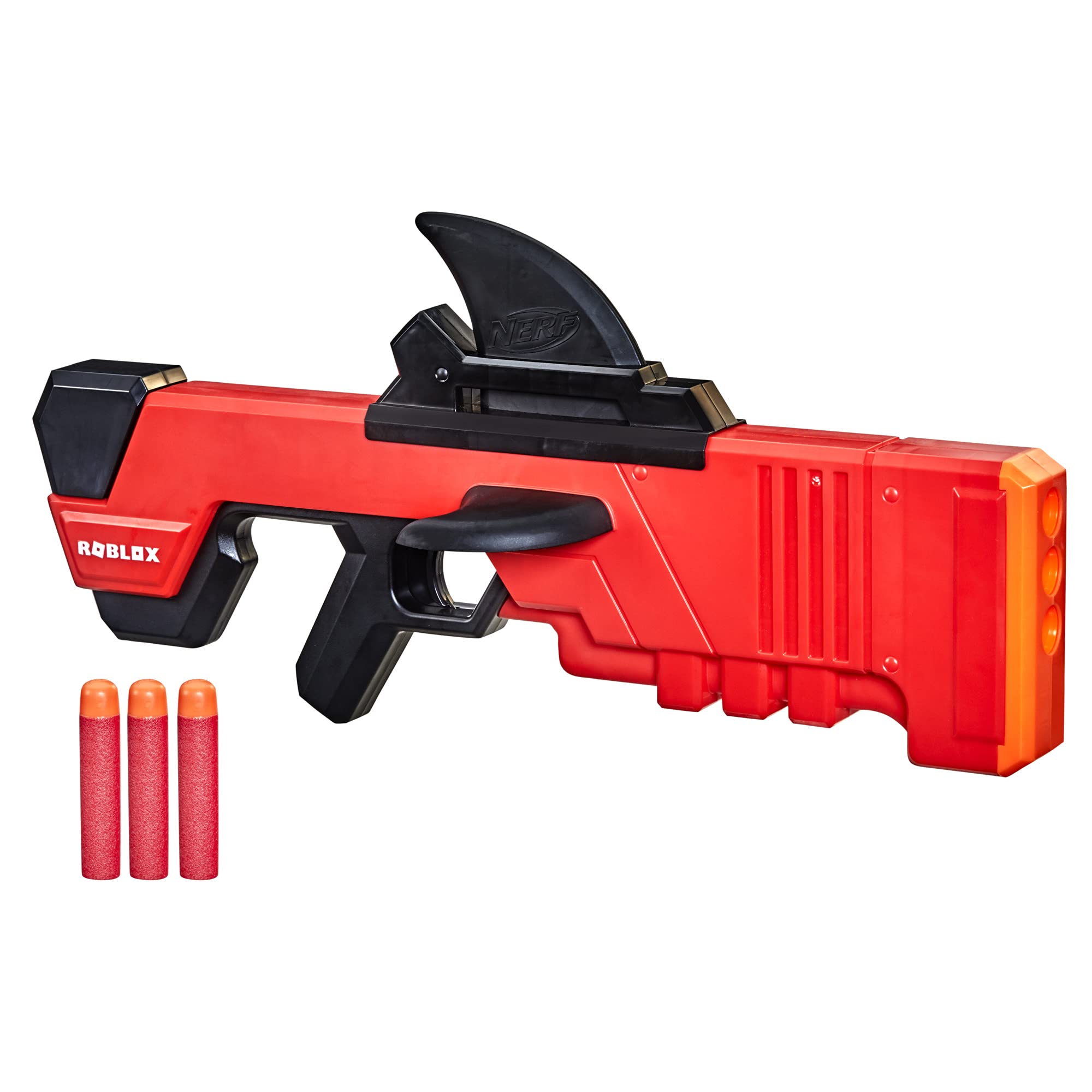 NERF Roblox MM2 Shark Seeker blaster ready for action play