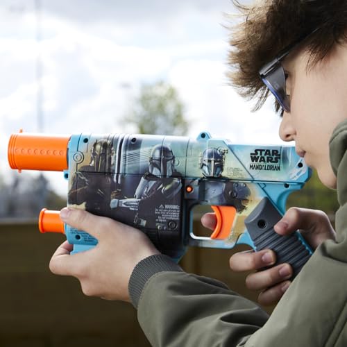 Nerf Mandalorian blaster age-appropriate for kids 8+