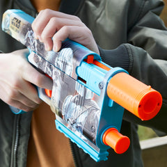 Nerf Star Wars Mandalorian blaster internal clip detail for quick reloads