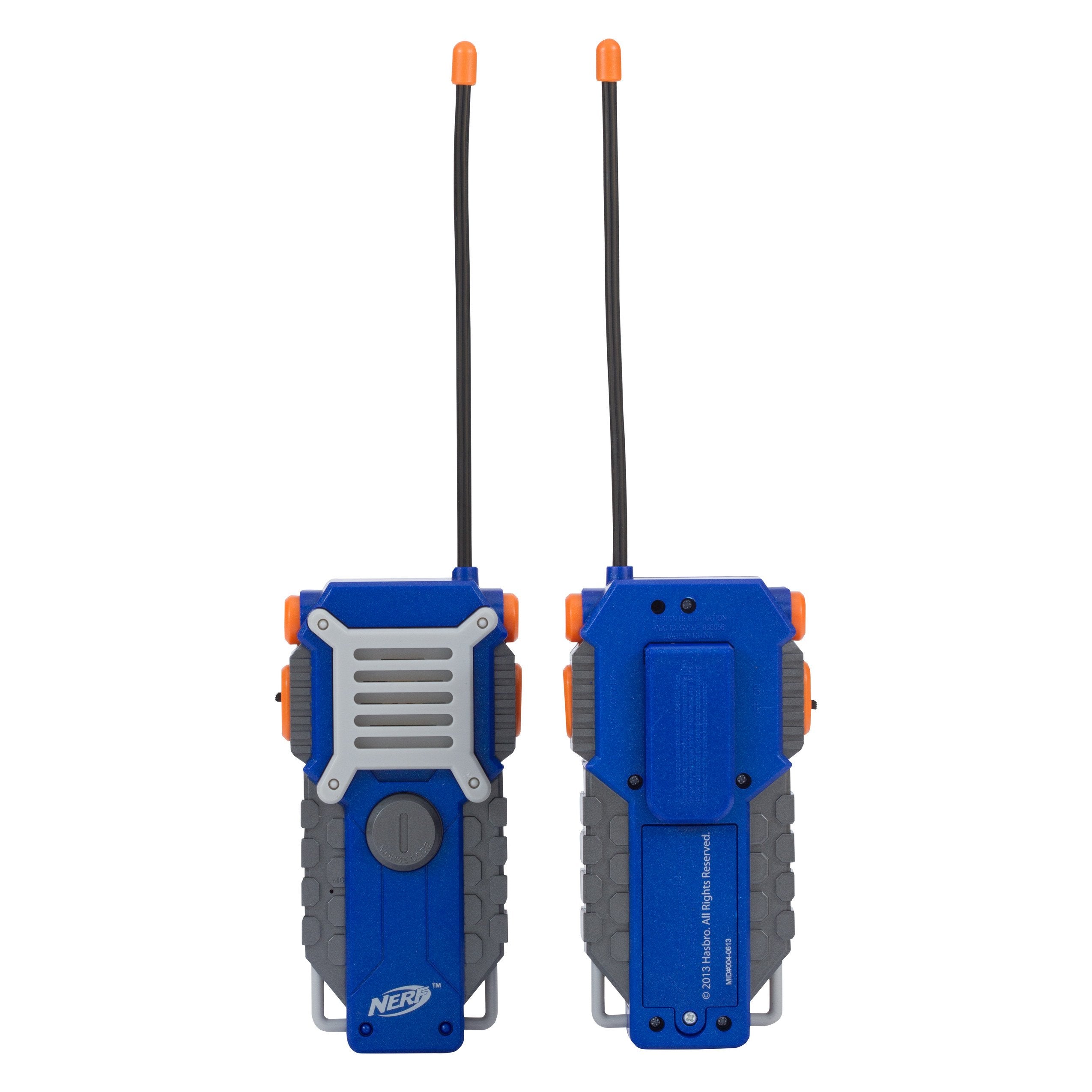 Nerf walkie talkie battery compartment access for easy setup