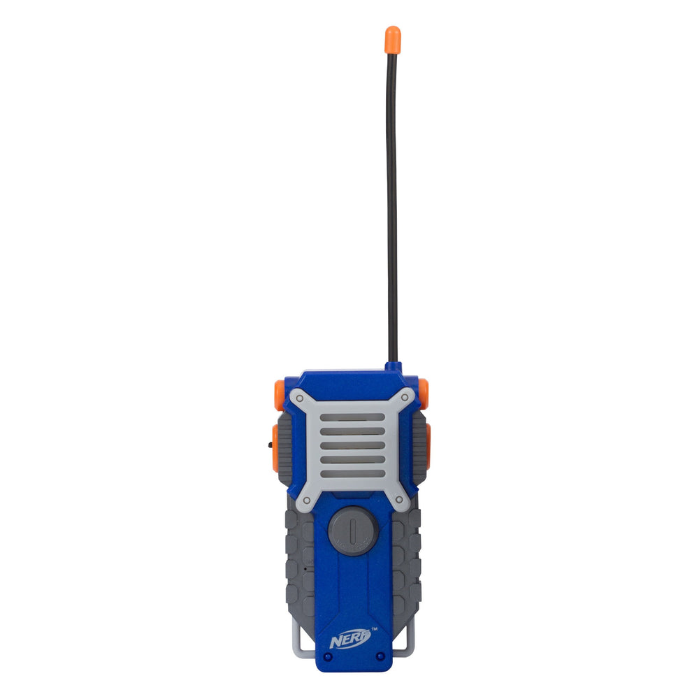 Nerf walkie talkie pair set shown together for coordinated outdoor adventures