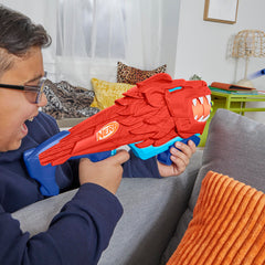 Nerf Wild Lionfury includes 16 Nerf Elite 2.0 darts