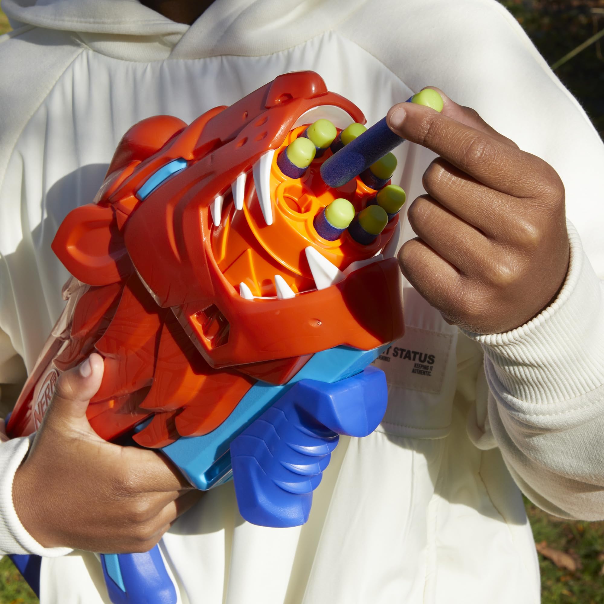 Nerf Wild Lionfury easy to hold grip fits small hands