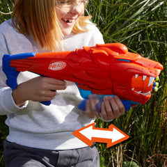 Nerf Wild Lionfury low pull force handle for easy blasting