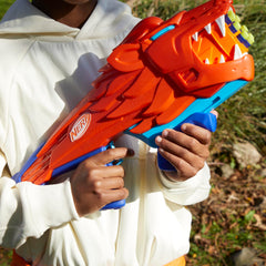 Nerf Wild Lionfury compact blaster for kids six and up
