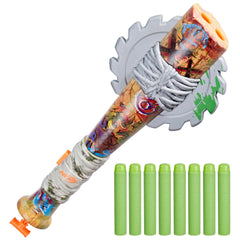 Nerf Zombie Strikeout blaster front view for fast, action-packed backyard battles.