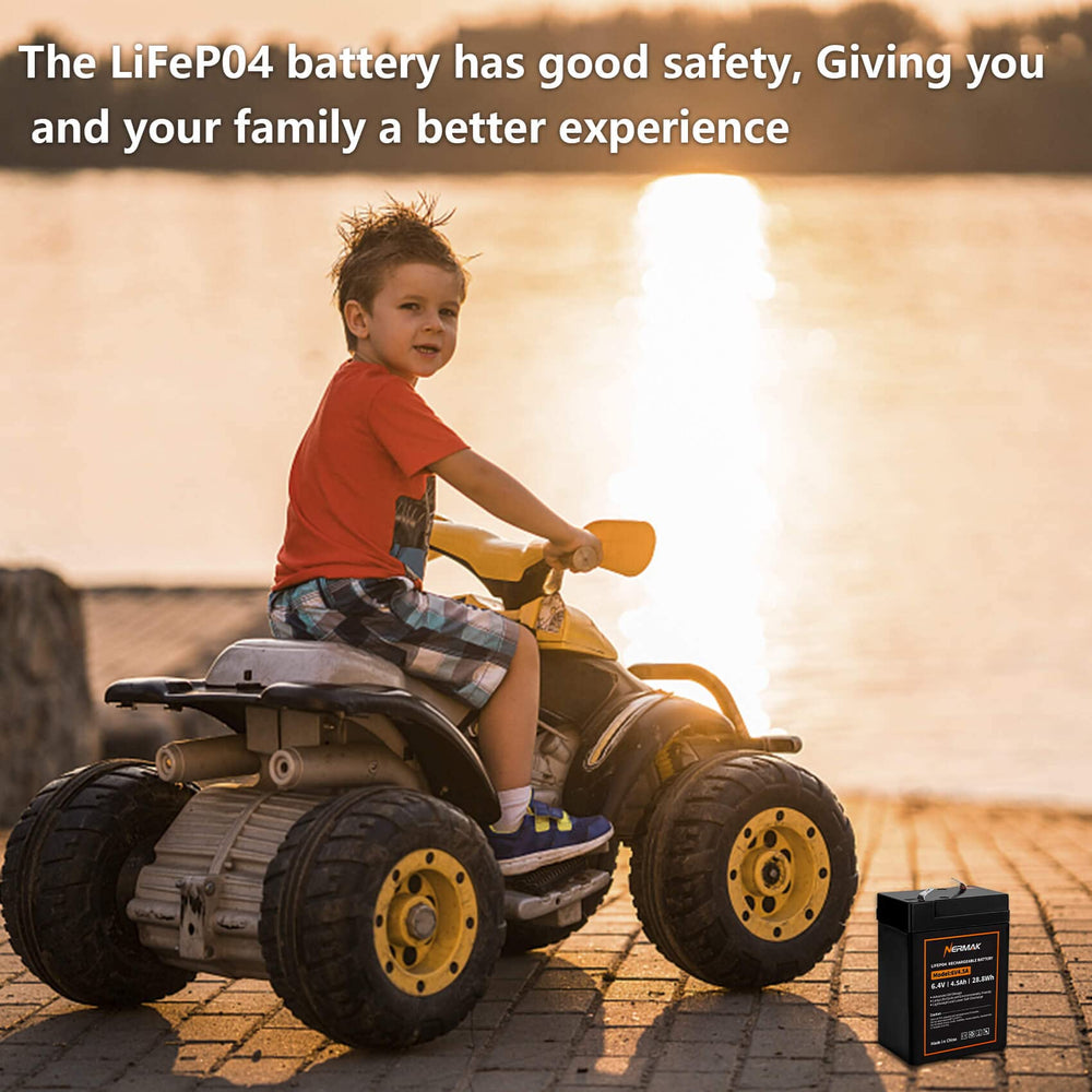NERMAK 3A fast-charge capable battery for quick readiness