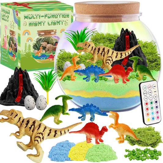 NESAPTO dinosaur-models spark imaginative play in the terrarium kit.