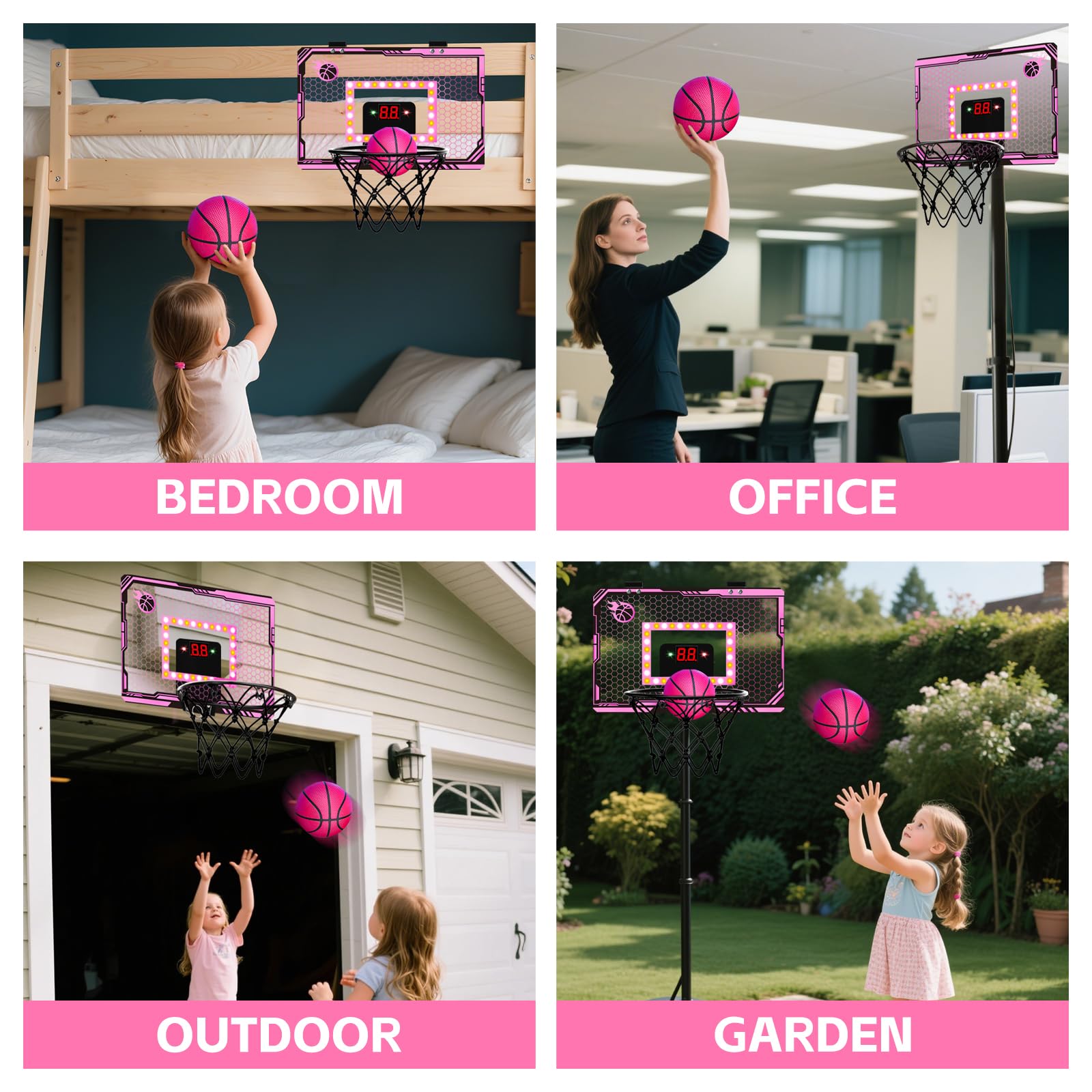 NESAPTO door-mount hooks simplify hanging on doors, desks, or rails.