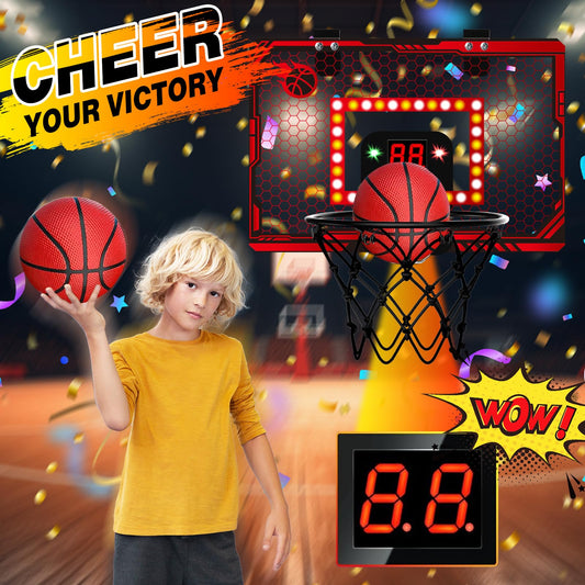 NESAPTO LED scoreboard lights up dunks for engaging practice sessions.