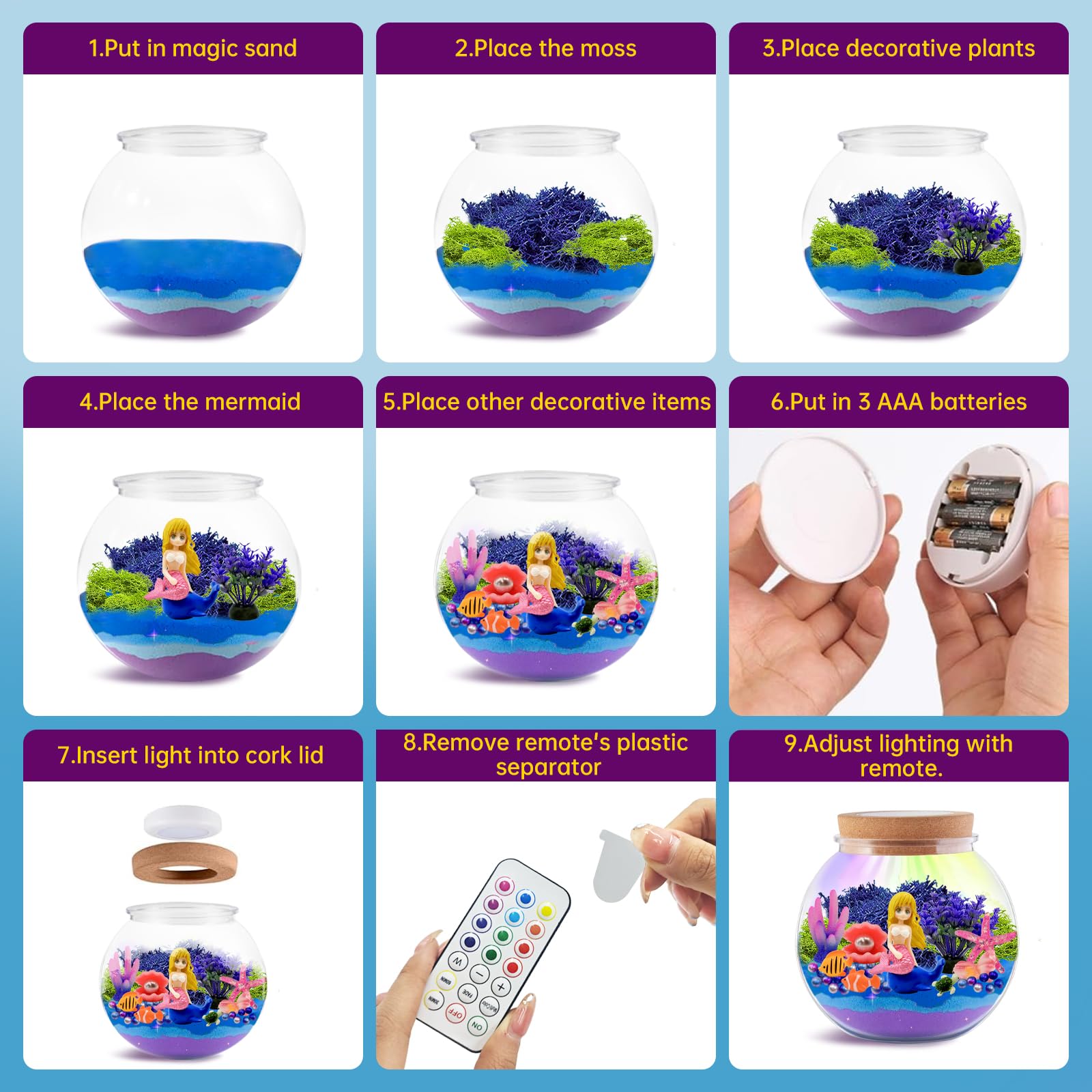 NESAPTO remote control for easy lighting changes