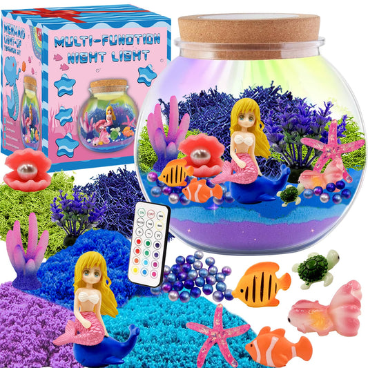 NESAPTO Mermaid doll poised for a creative terrarium scene