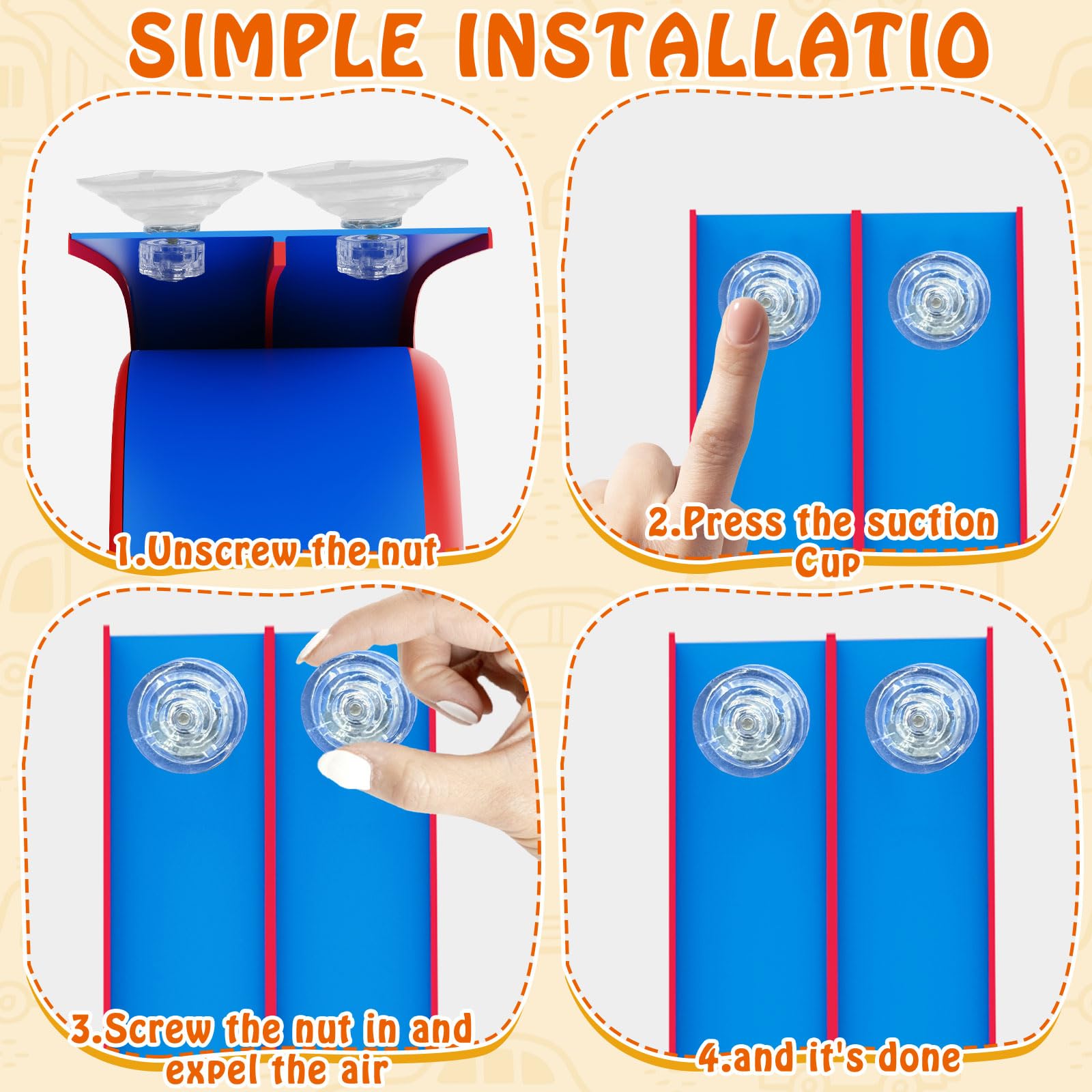 NESTALK compact, roll-up design for easy storage and travel.