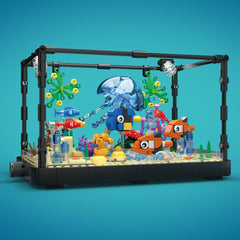 NETEHU aquarium marine life jellyfish scene for imaginative storytelling and display