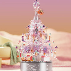 NETEHU music box base rotates the tree while soothing tunes play.