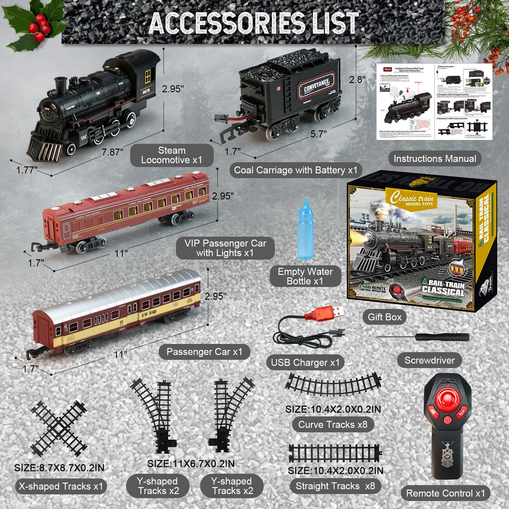 NEUBSAW train runs around the Christmas tree for festive fun