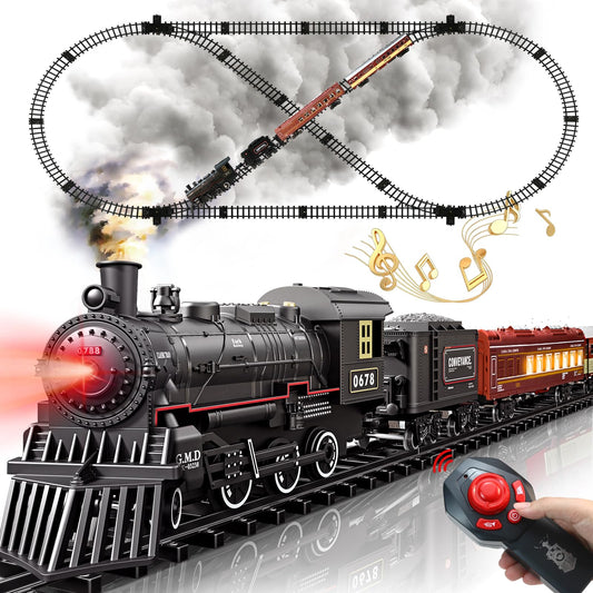 NEUBSAW train set locomotive with realistic whistle and smoke