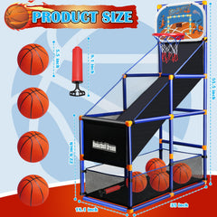 NEUBSAW four basketballs provide varied bounce and extended play sessions.