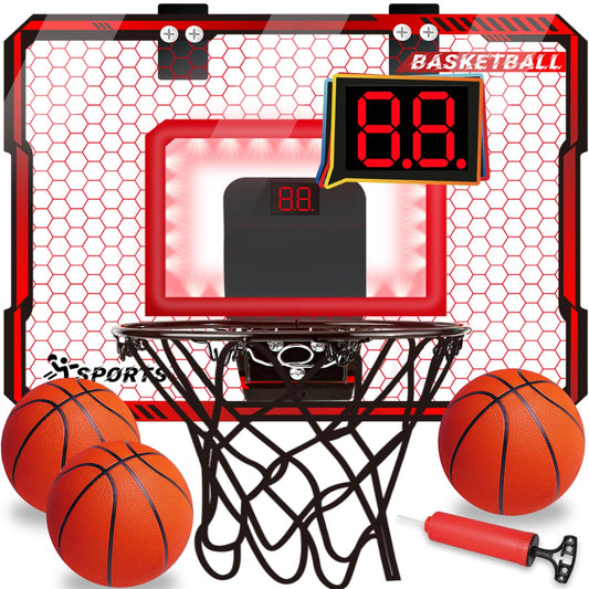 NEUBSAW LED-lit hoop in action for indoor play