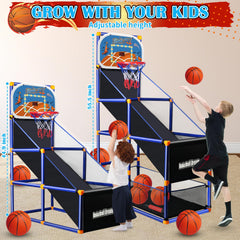 NEUBSAW electronic scoreboard on the hoop tracks scores and modes at a glance.
