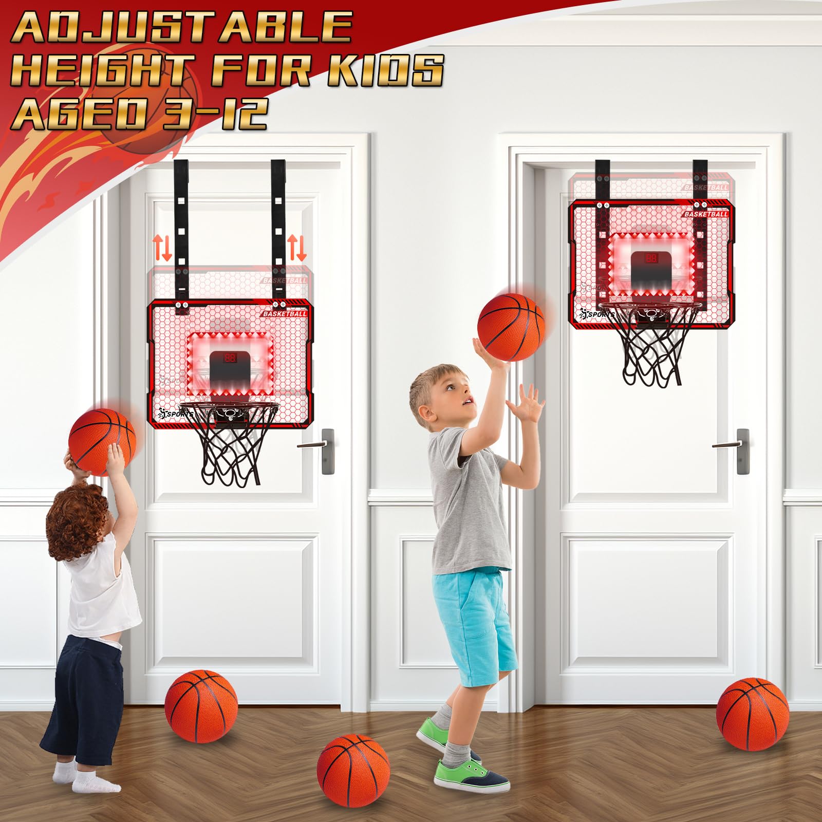 NEUBSAW electronic scoreboard tracks scores during quick family games