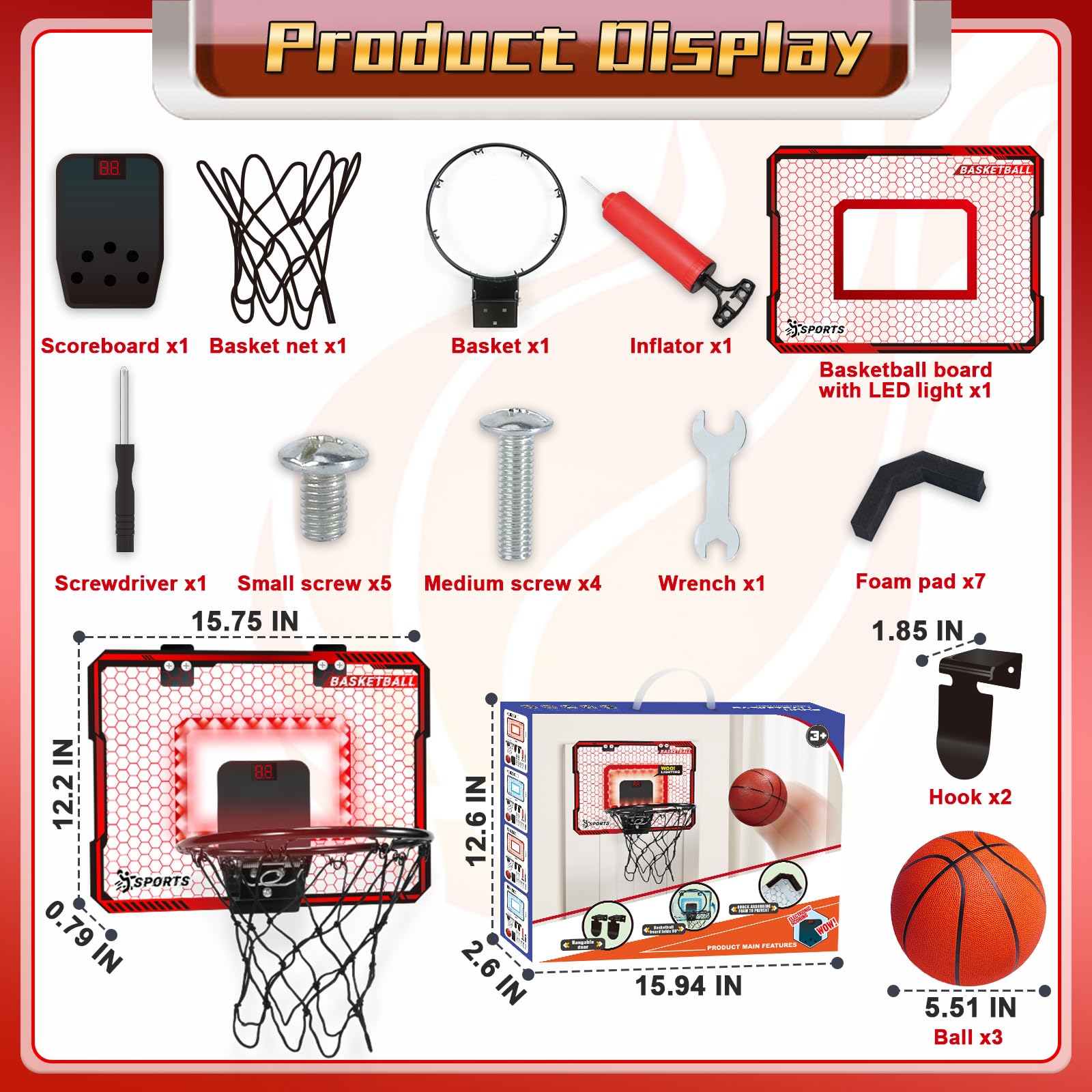 NEUBSAW kids enjoy night-time hoops with LED glow