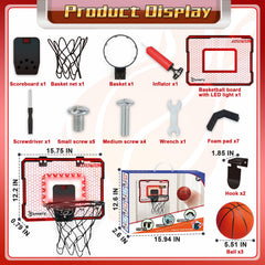 NEUBSAW kids enjoy night-time hoops with LED glow
