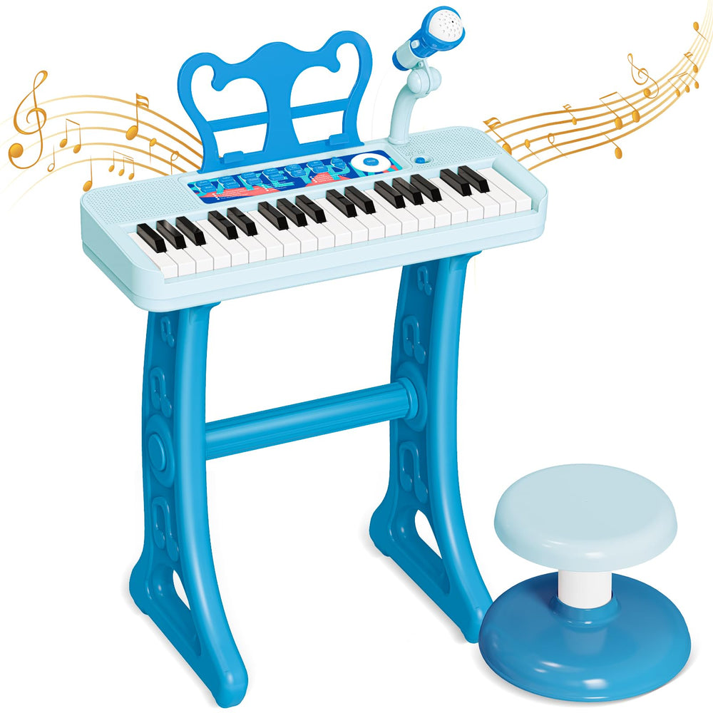 NEUBSAW piano with 37-key keyboard for interactive learning at home.