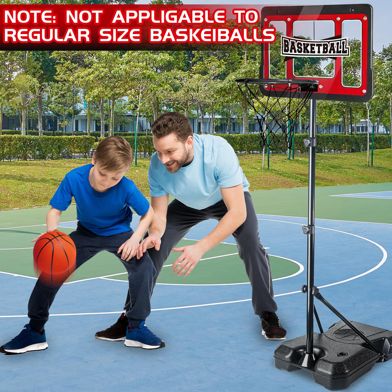 NEUBSAW rim and net included for authentic hoop experience.