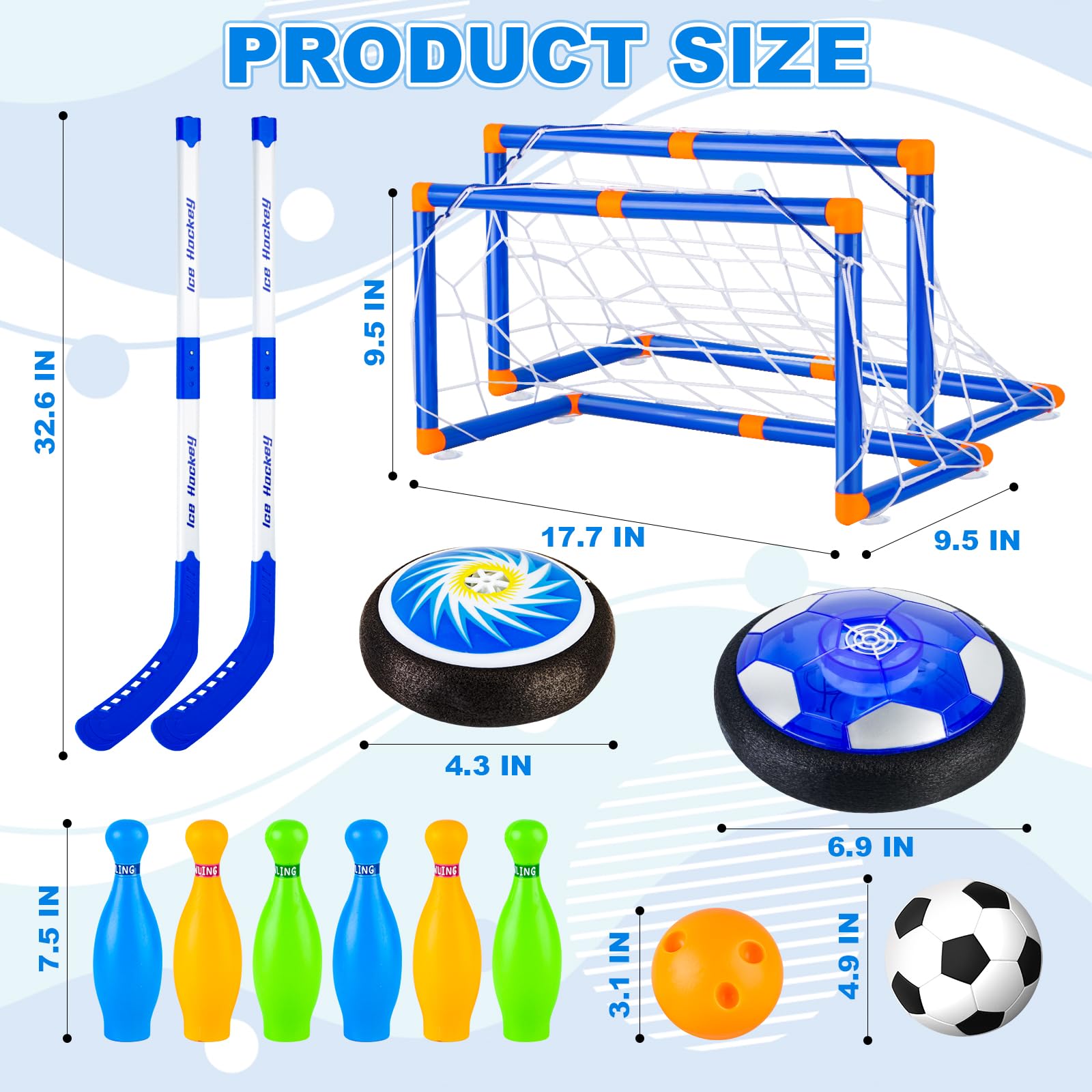 NEUBSAW bowling pins set up for home family challenges