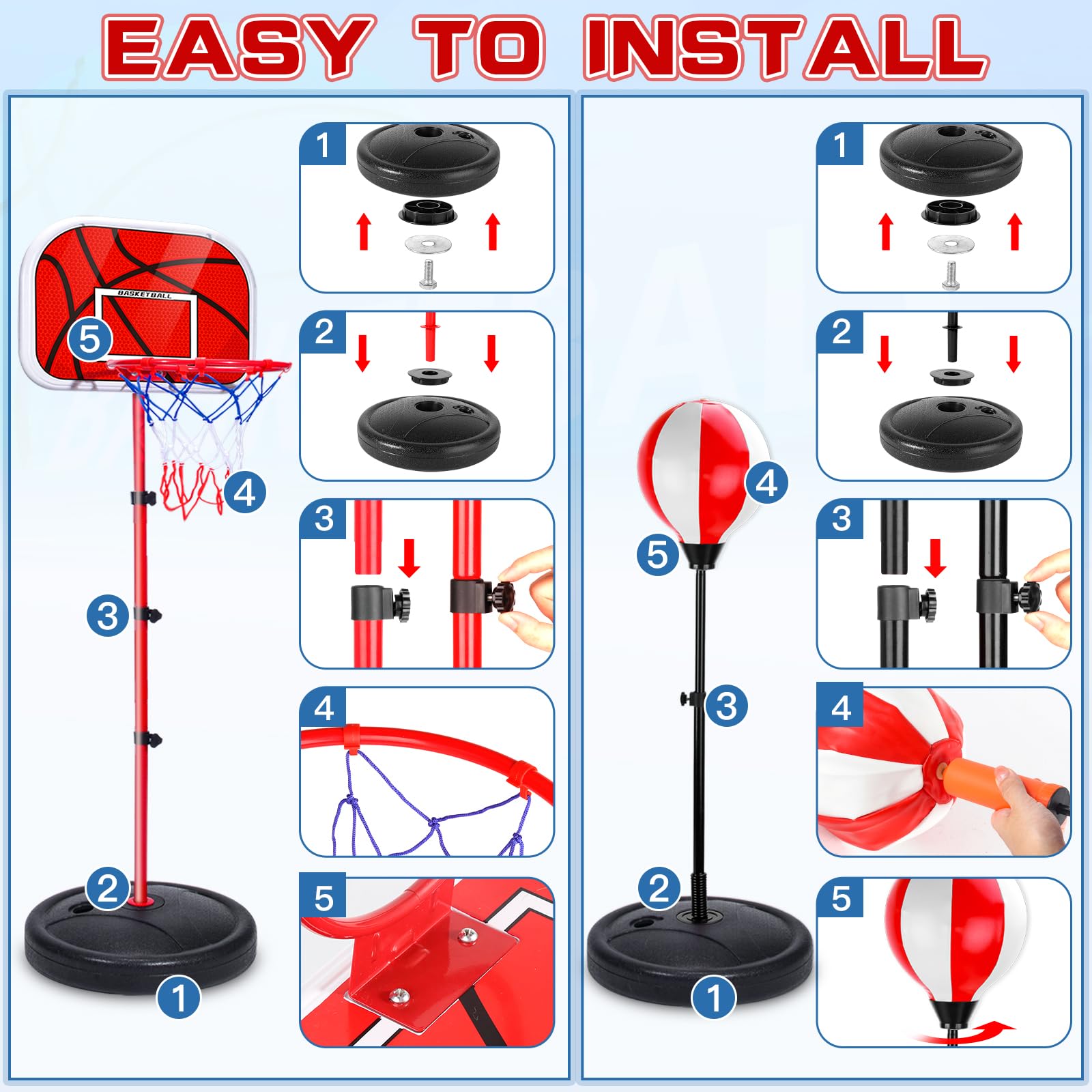 NEUBSAW sturdy steel uprights provide stable support