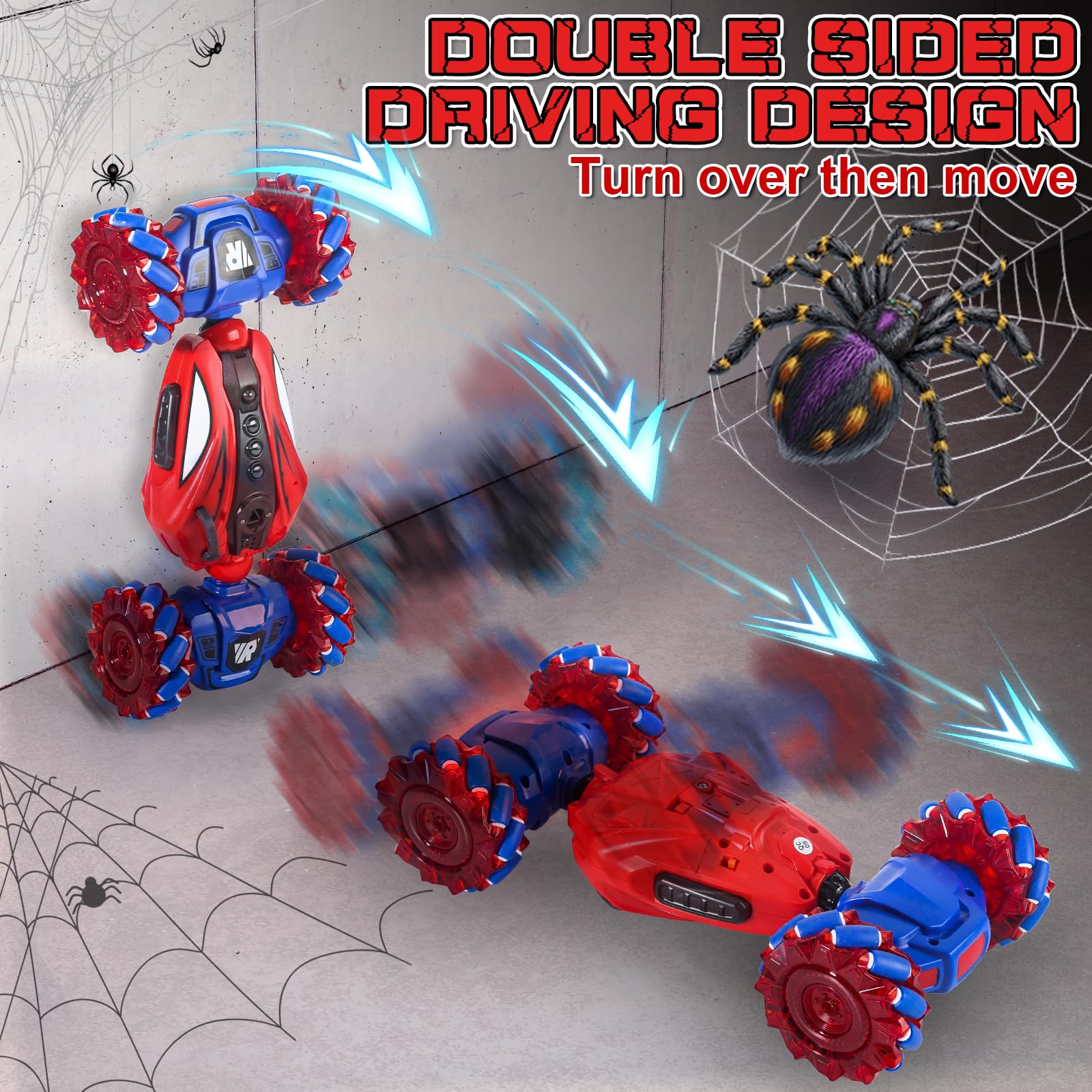 NEUBSAW Spider on sand and grass shows all-terrain capability